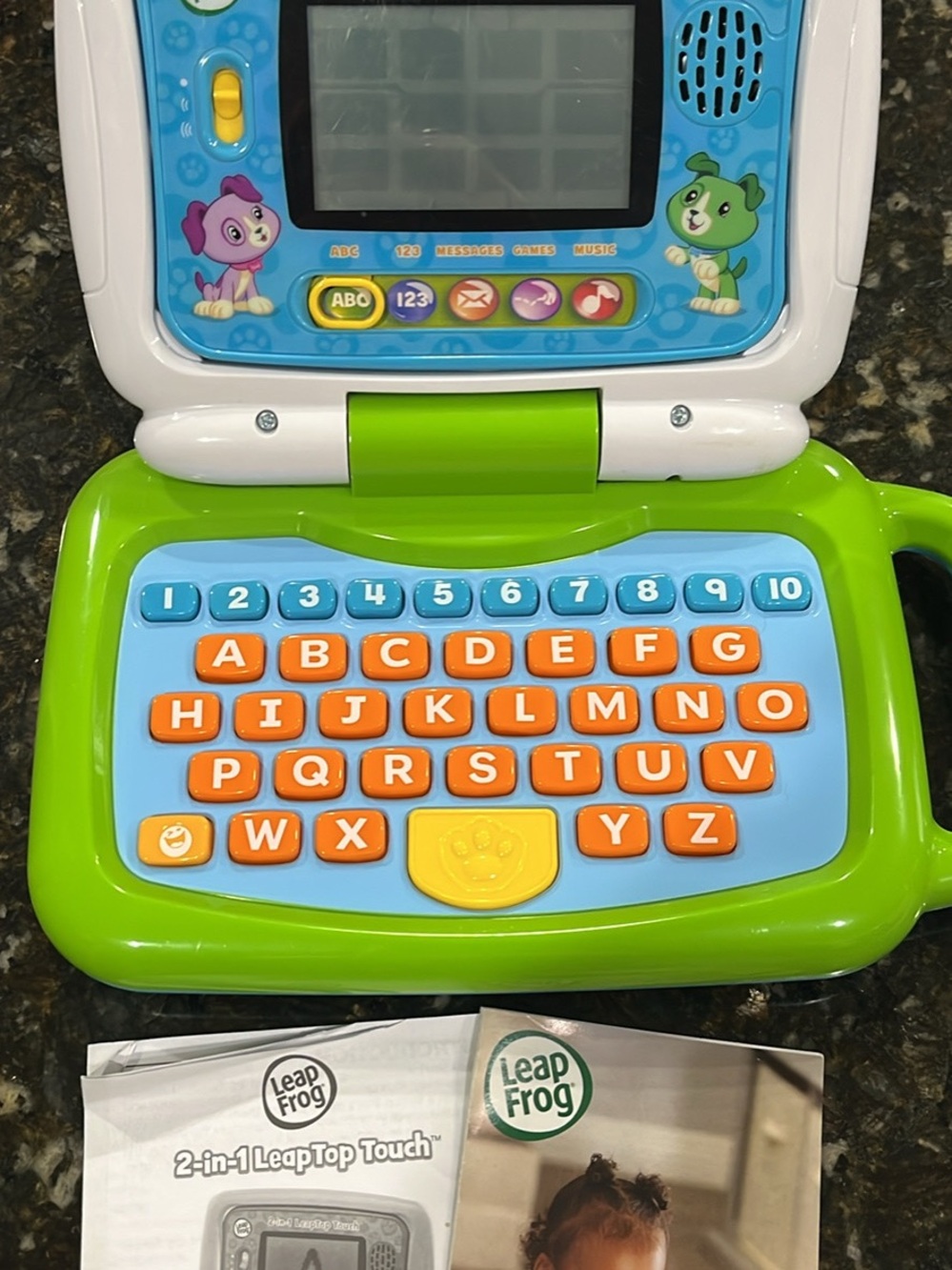 Leapfrog Kids Learning Laptop - Green/Blue